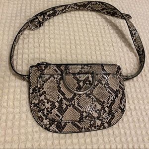 Snakeskin Belt Bag